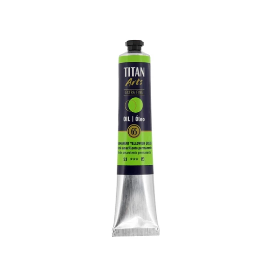 Óleo extra fino titan tubo 60 ml (65) verde amarillento permanente art. nr. 190006510