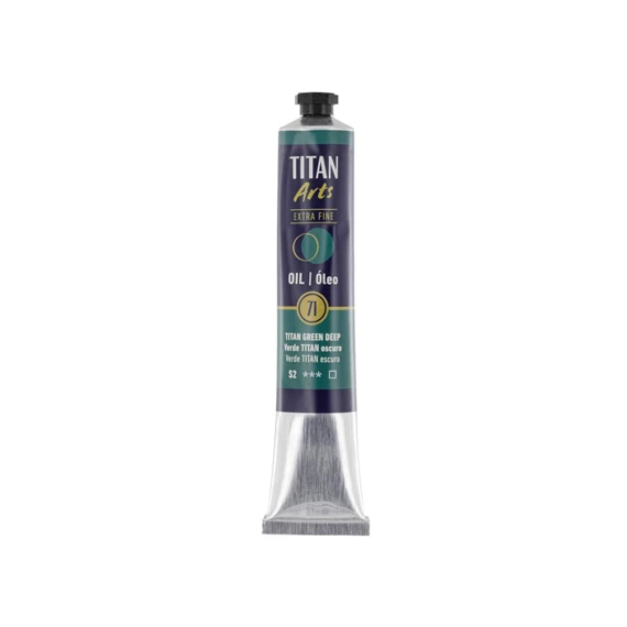 Óleo extra fino titan tubo 60 ml (71) verde titan oscuro art. nr. 190007110