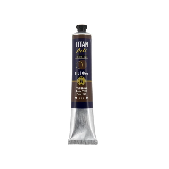 Óleo extra fino titan tubo 60 ml (76) pardo titan art. nr. 190007610