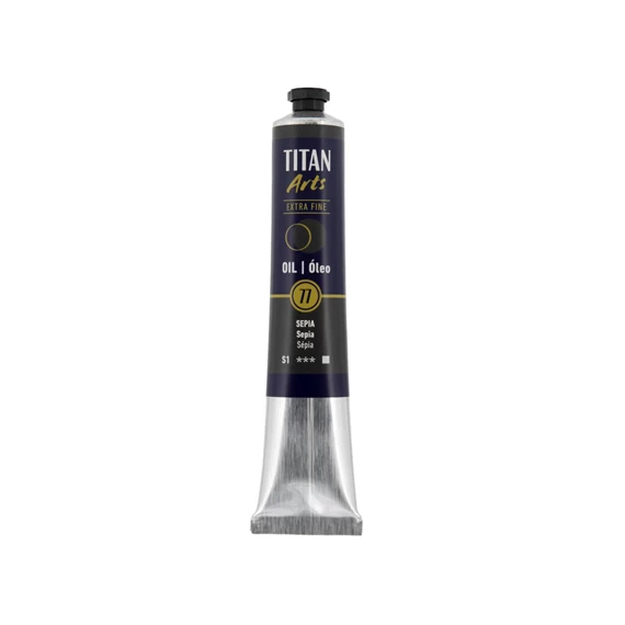 Óleo extra fino titan tubo 60 ml (77) sepia art. nr. 190007710