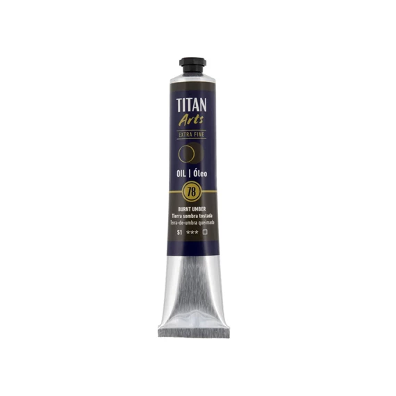 Óleo extra fino titan tubo 60 ml (78) tierra sombra tostada art. nr. 190007810