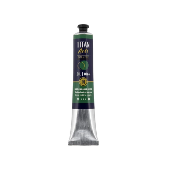Óleo Extra Fino Titan tubo 60 ml (091) Verde Cinabrio Oscuro Art.-Nr. 190009110