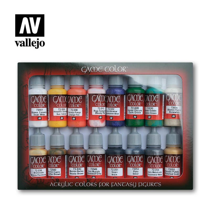 set 16 colores básicos game color art. nr. 72.299