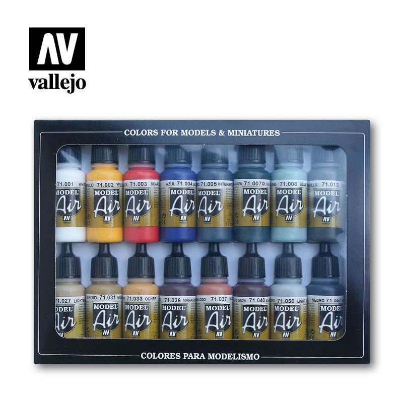 set 16 colores básicos model air art. nr. 71.178
