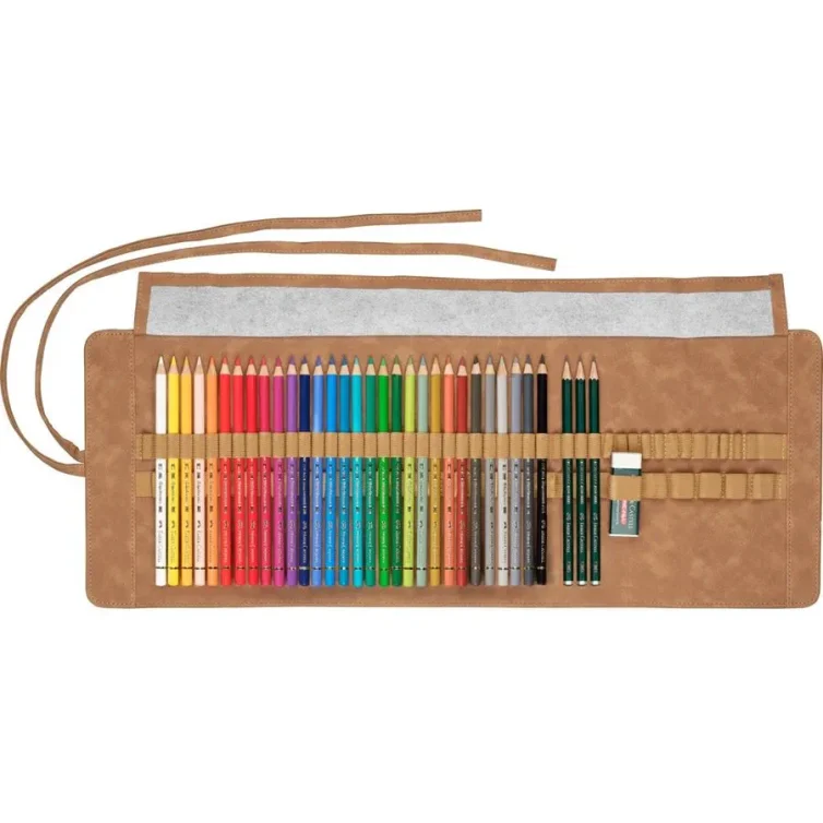 Estuche enrollable Polychromos 30 colores+accesorios Faber-Castell Art.-Nr. 110030
