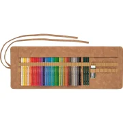estuche enrollable polychromos 30 colores+accesorios faber castell art. nr. 110030
