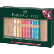 estuche enrollable polychromos 30 colores+accesorios faber castell art. nr. 110030