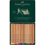 estuche de metal pitt pastel 24 colores faber castell art. nr. 112124