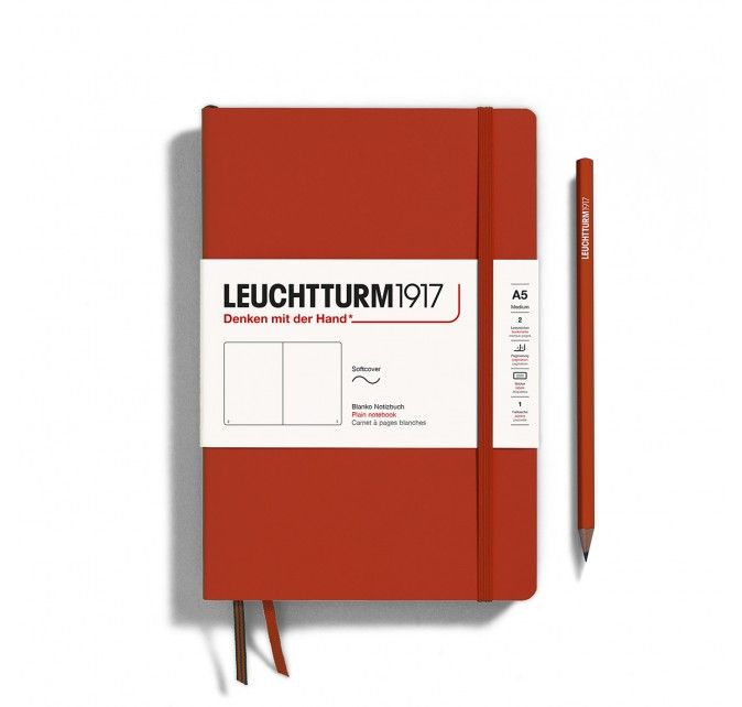 Libreta Leuchtturm1917 Natural Colours A5 Tapa Blanda – Fox Red Art.-Nr. 367265