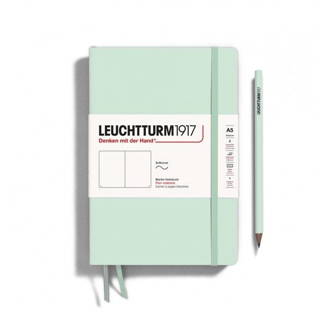 Libreta Leuchtturm1917 Natural Colours A5 Tapa Blanda – Mint Green Art.-Nr. 367271