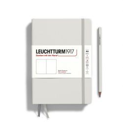 libreta leuchtturm1917 natural colours a5 tapa dura light grey art. nr. 367247