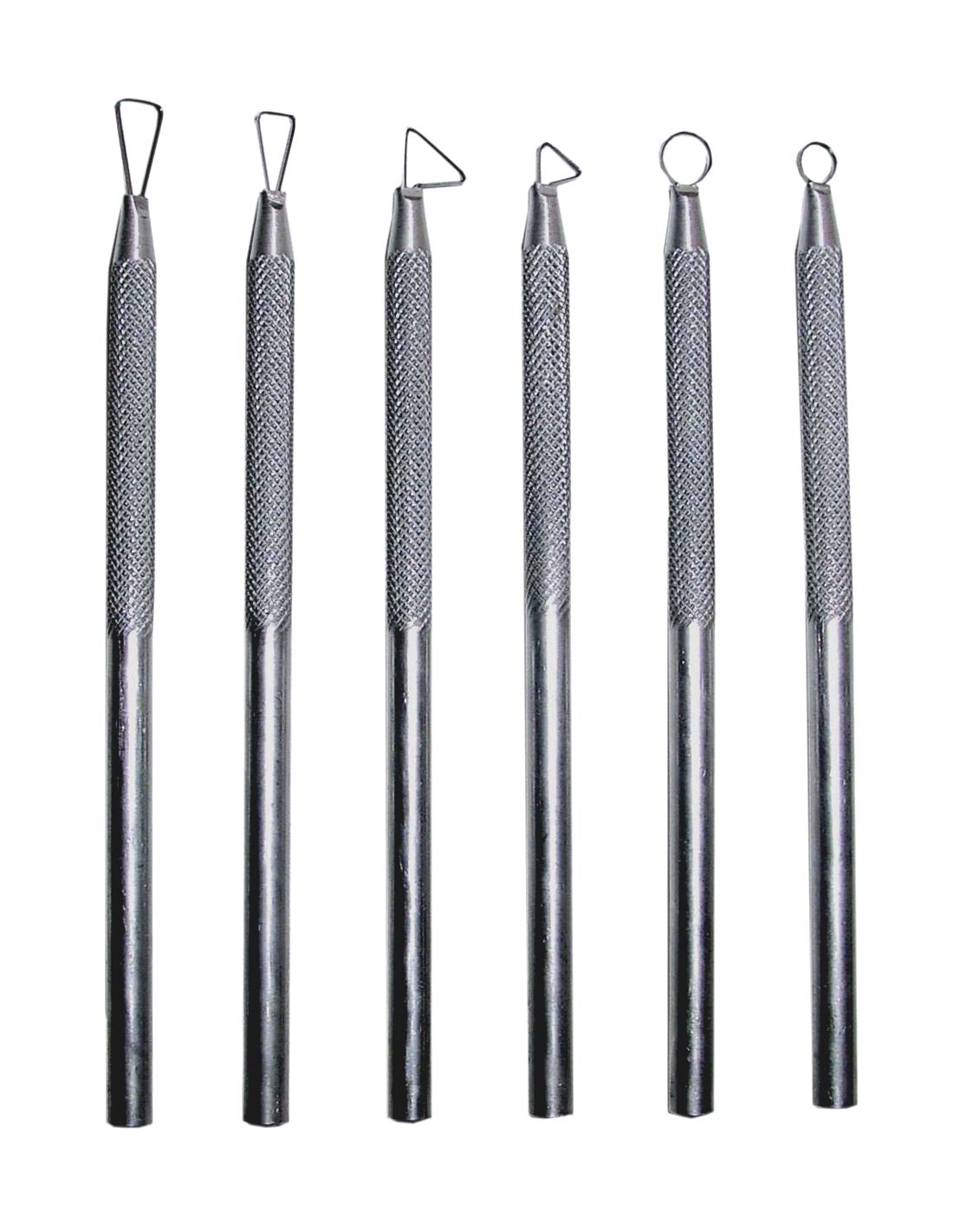 set de 6 mini vaciadores en acero art. nr. 0 707