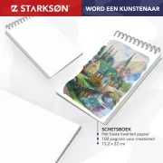 set de lápices de dibujo + accesorios 145 piezas starksØn® xxl art. nr. art0131