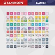 set de rotuladores de doble punta de 122 piezas starksØn® art. nr. art0130