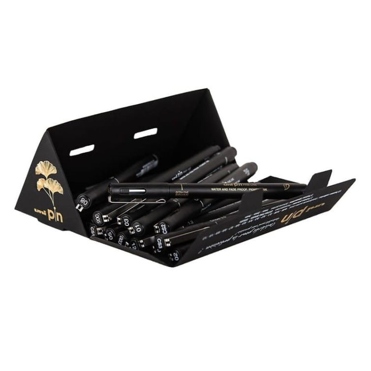 Set 18 Rotuladores Calibrados Fineliner Uni Pin Art.-Nr. CF PIN/18 EN