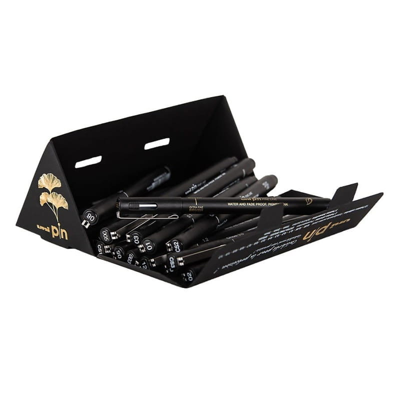 set 18 rotuladores fineliner uni pin art. nr. cf pin/18 en