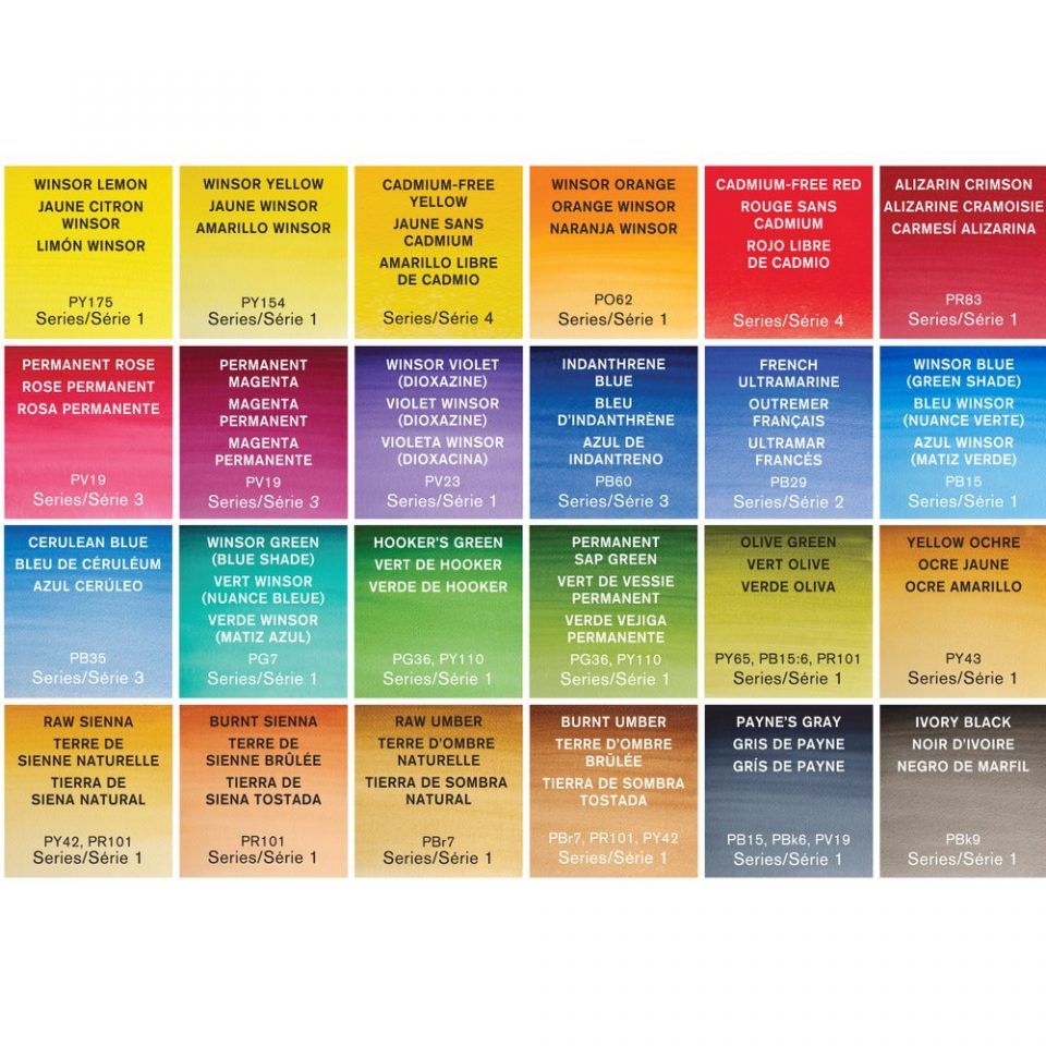 caja de acuarelas professional "black box" 24 ½ godets art. nr. 0190553