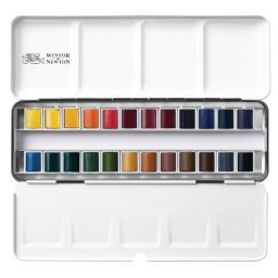 caja de acuarelas professional "black box" 24 ½ godets art. nr. 0190553