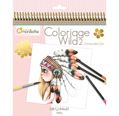 Cuaderno de Colorear Wild 2 Art.-Nr. GY068C