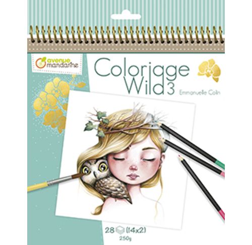 Cuaderno de Colorear Wild 3 Art.-Nr. GY077C
