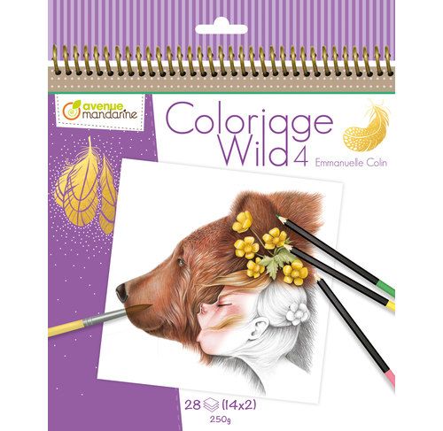 cuaderno de colorear wild 4 art. nr. gy093c