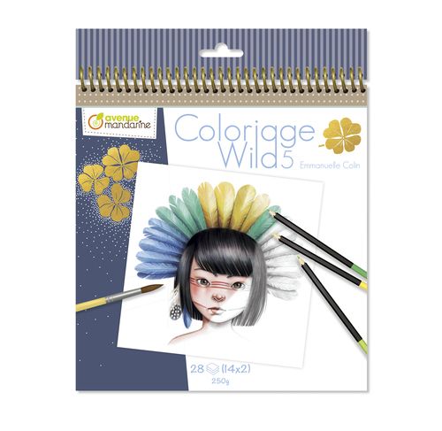 cuaderno de colorear wild 5 art. nr. gy120c