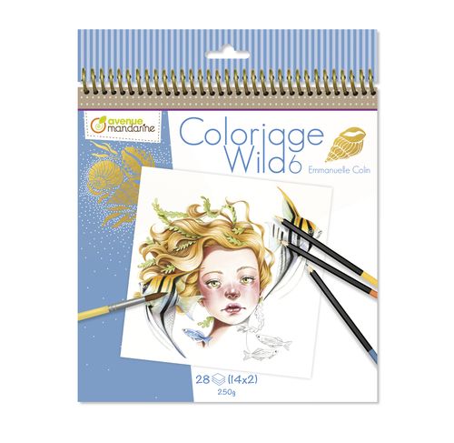 cuaderno de colorear wild 6 art. nr. gy124c