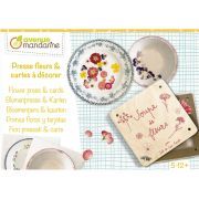 kit prensa de flores y tarjetas para decorar art. nr. kc131c