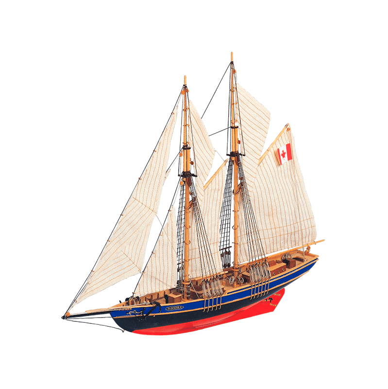 maqueta de madera barco bluenose ii art. nr. 498003