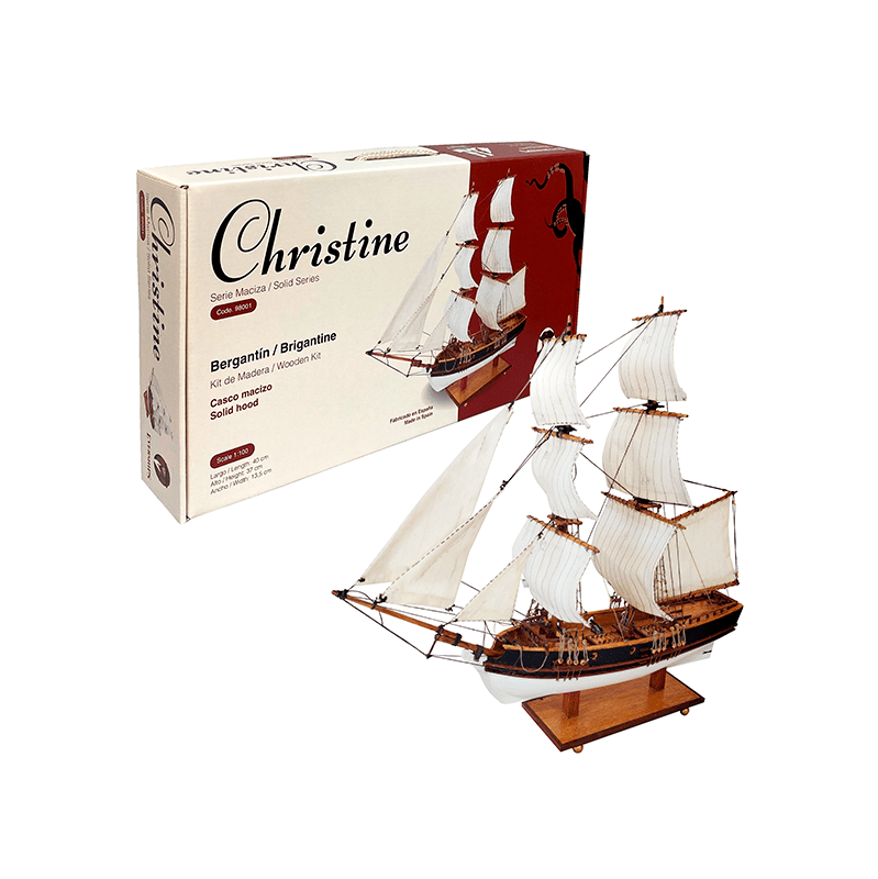 maqueta de madera barco christine art. nr. 498001