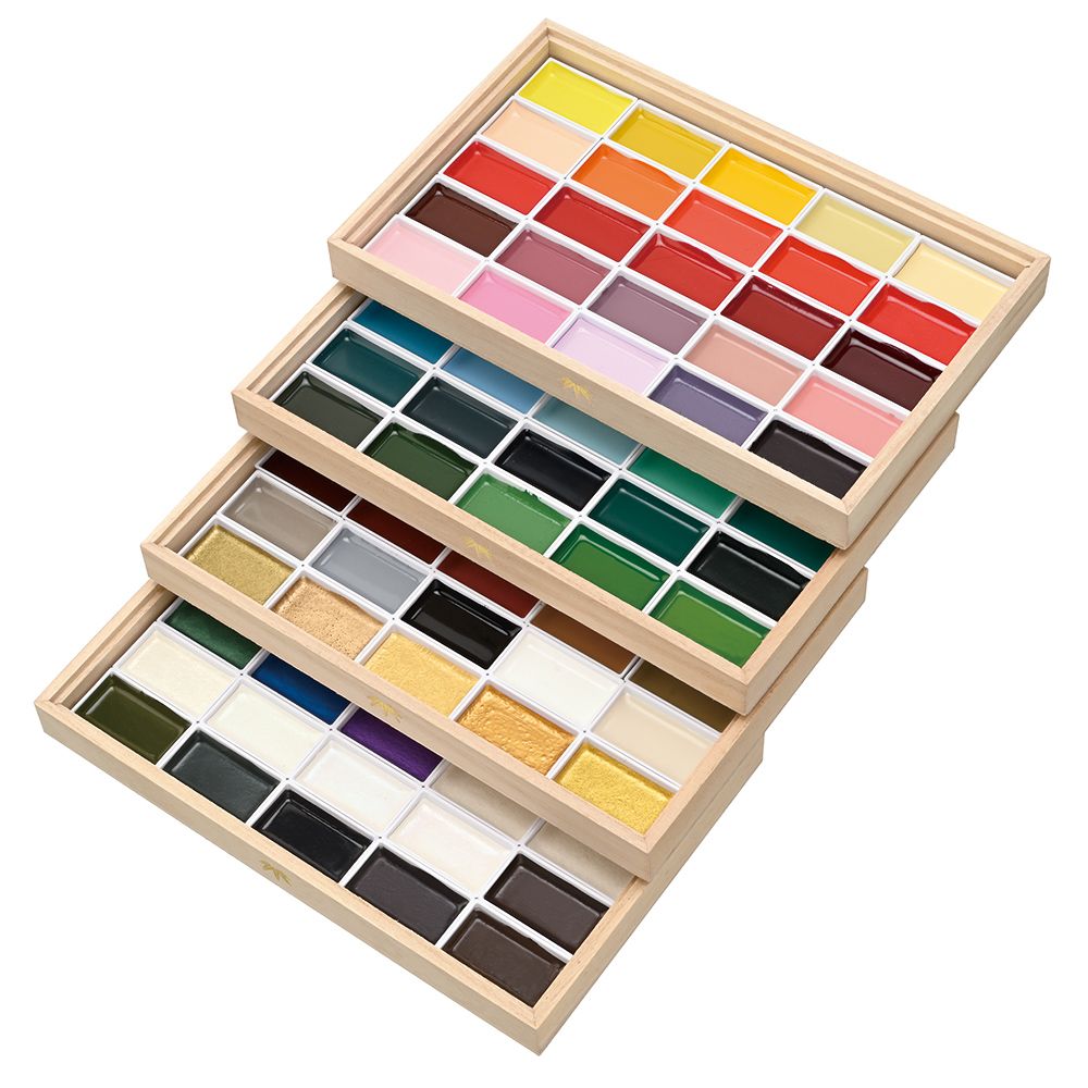 caja acuarelas gansai tambi 120th anniversary 100 colors ed. ltda. art. nr.0wd mc 20/10