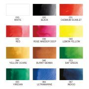 set acuarelas gansai tambi 12 colors art. nr. mc 20/12v