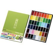 set acuarelas gansai tambi 48 colors art. nr. mc 20/48v