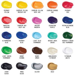 basics acrylic set 24x22ml art. nr. 3699397