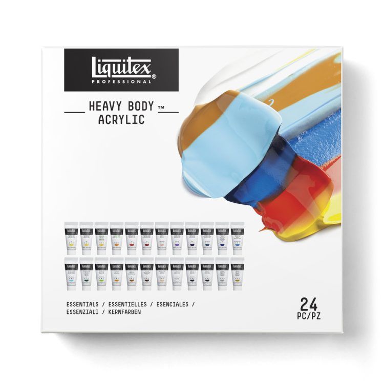 Estuche 24 Acrílicos Liquitex Heavy Body 22ml – Essentials Art.-Nr. 3699386