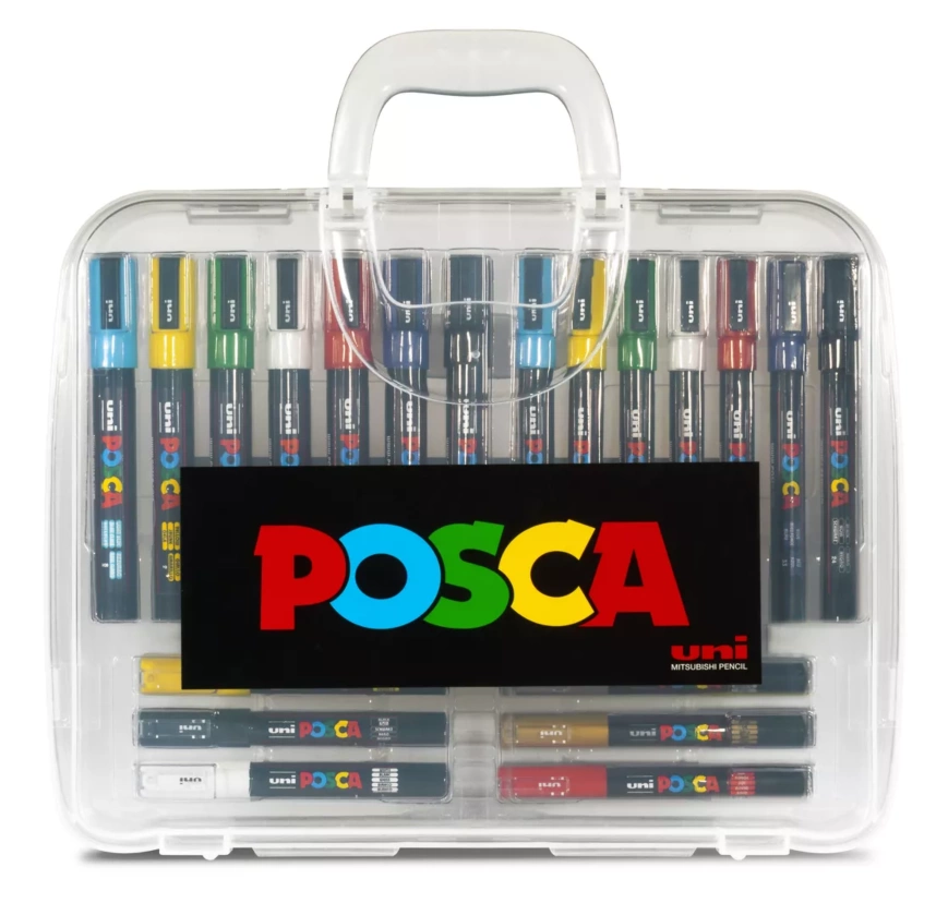 maletín posca 20 colores art. nr. 182634649