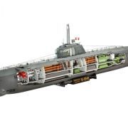 1:144 submarino u boot typ xxi con interior art. nr. 05078