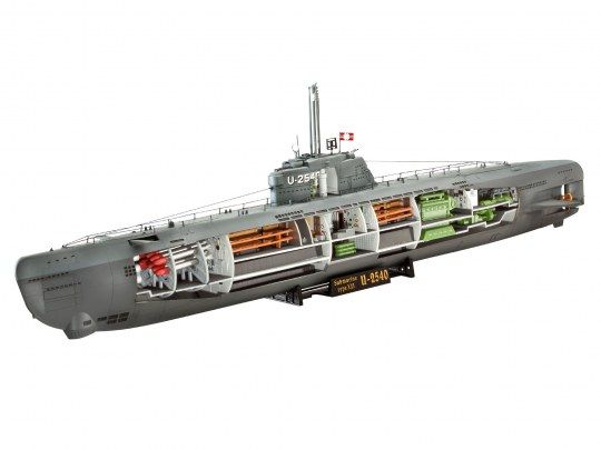 1:144 submarino u boot typ xxi con interior art. nr. 05078