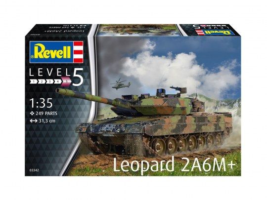 1:35 leopard 2 a6m+ art. nr. 03342