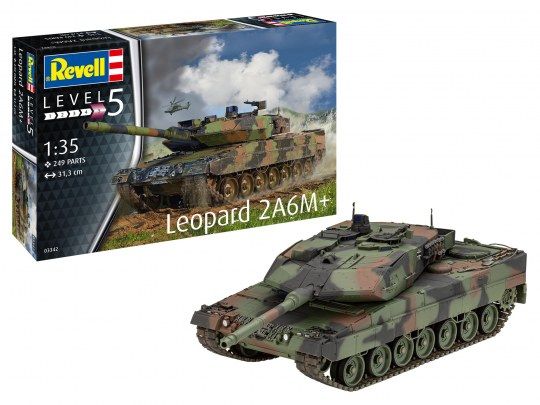 1:35 leopard 2 a6m+ art. nr. 03342