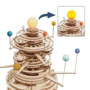 maqueta de madera 3d planetario mecánico art. nr. st001