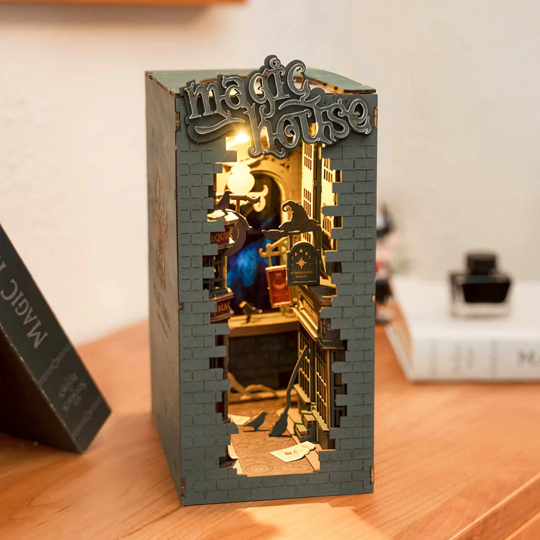 decoración librería 3d magic house art. nr. tgb03