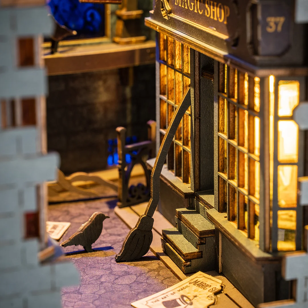 decoración librería 3d magic house art. nr. tgb03