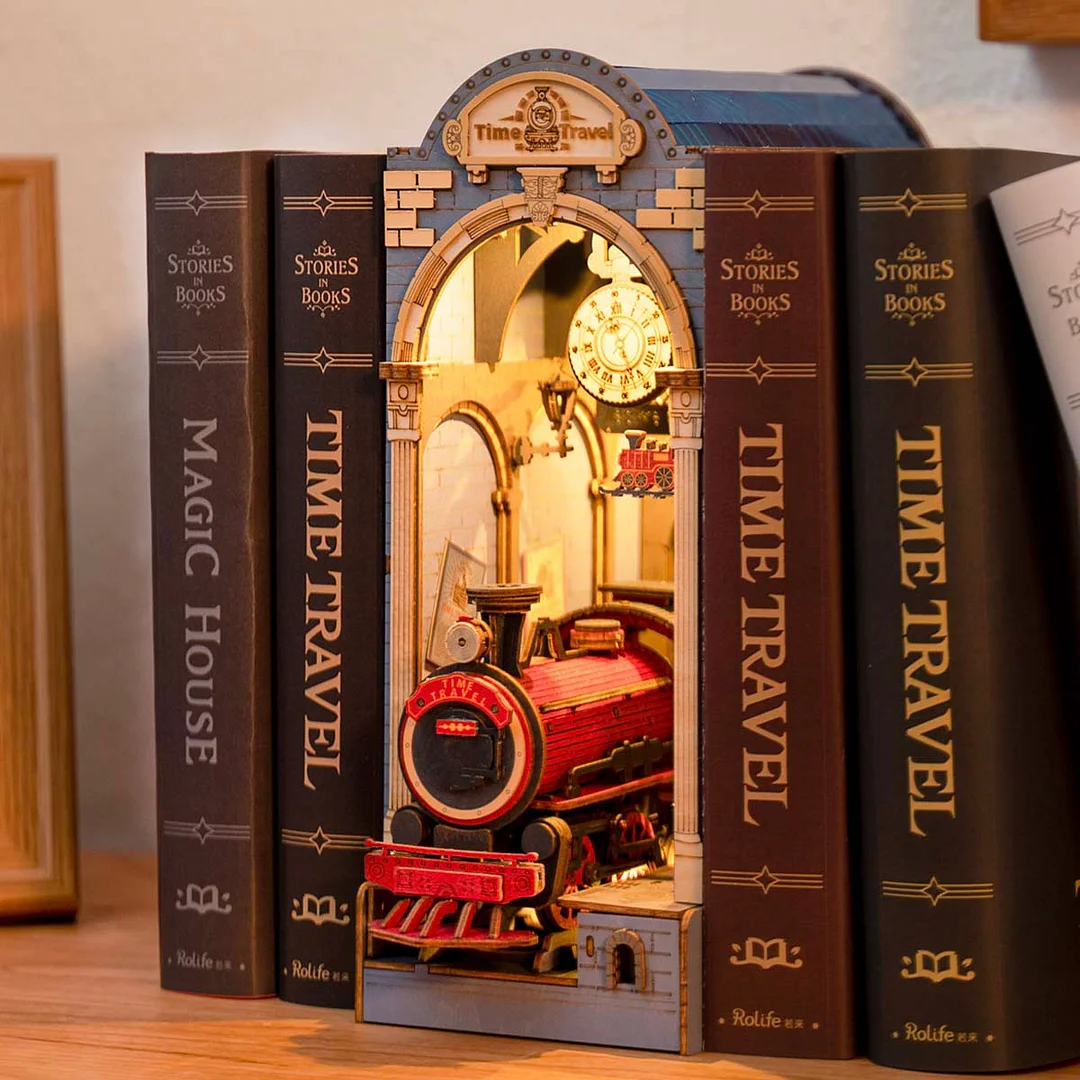 decoración librería 3d time travel art. nr. tgb04