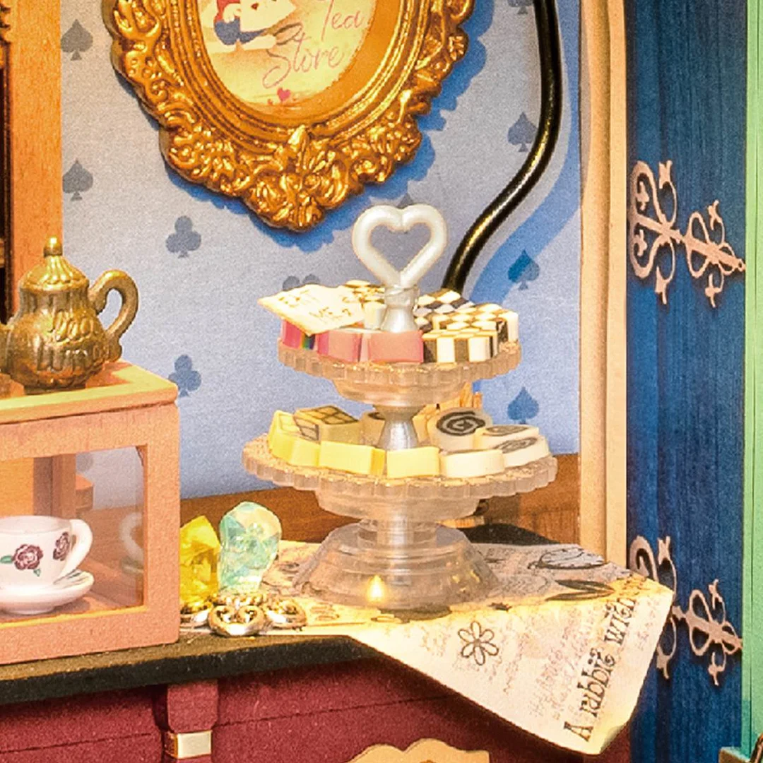 construcciones en miniatura alice's tea store art. nr. dg156
