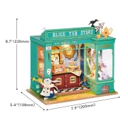 construcciones en miniatura alice's tea store art. nr. dg156