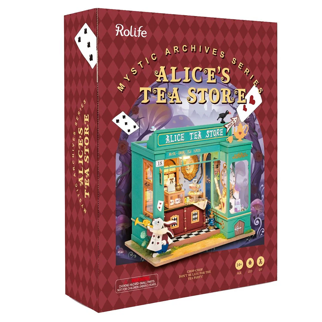 construcciones en miniatura alice's tea store art. nr. dg156