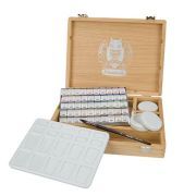 caja de acuarelas horadam® 50 ½ godets + accesorios art. nr. 74 790 097