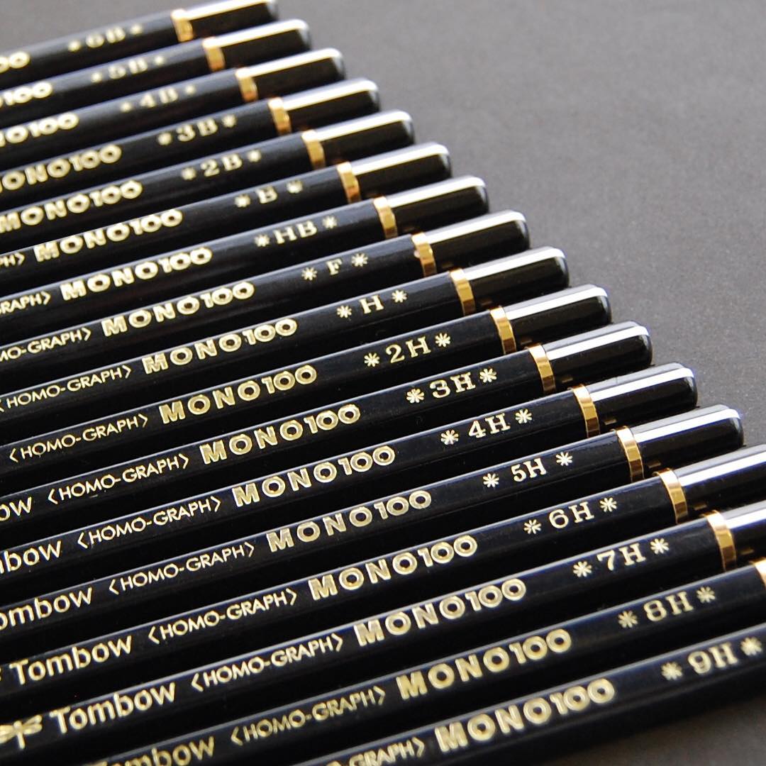 lápiz grafito tombow mono 100 2b art. nr. 4901991600308