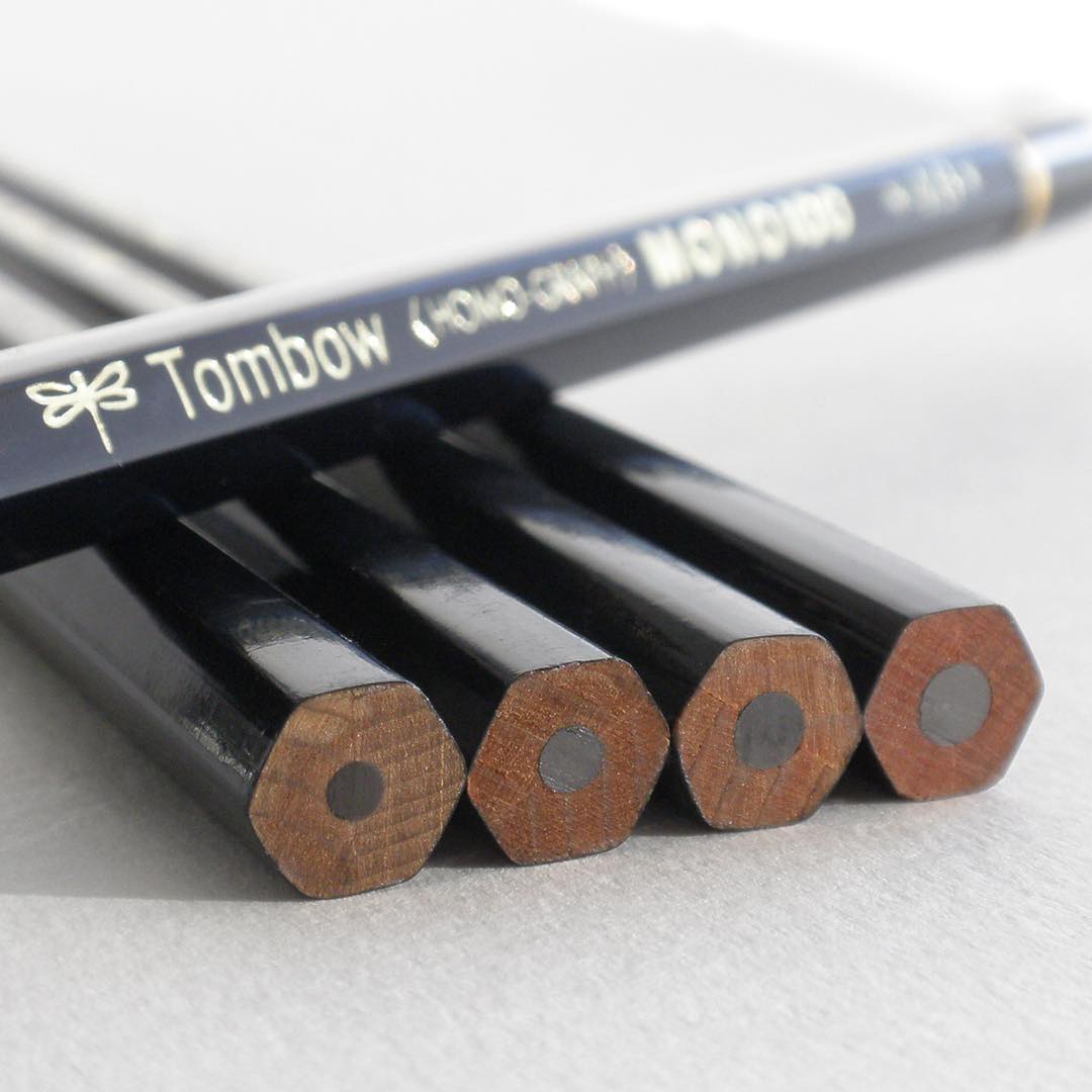 lápiz grafito tombow mono 100 2b art. nr. 4901991600308